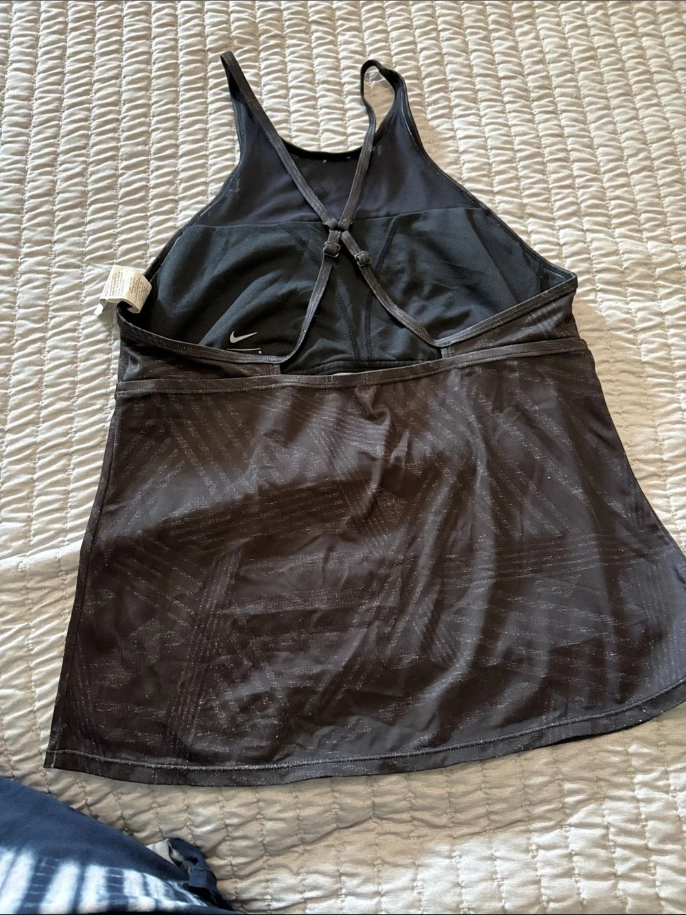 Nike Black Women’s Swim Cami with Built-In Shelf